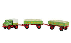 101-PMS250658 - H0 - Unimog mit 2 Anhängern -Wandt- Nr. 3